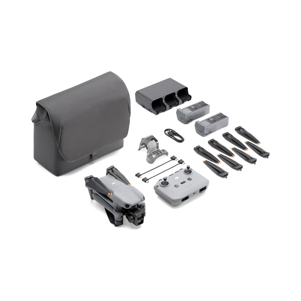 DJI Air 3 Fly More Combo (DJI RC-N2) volledige set