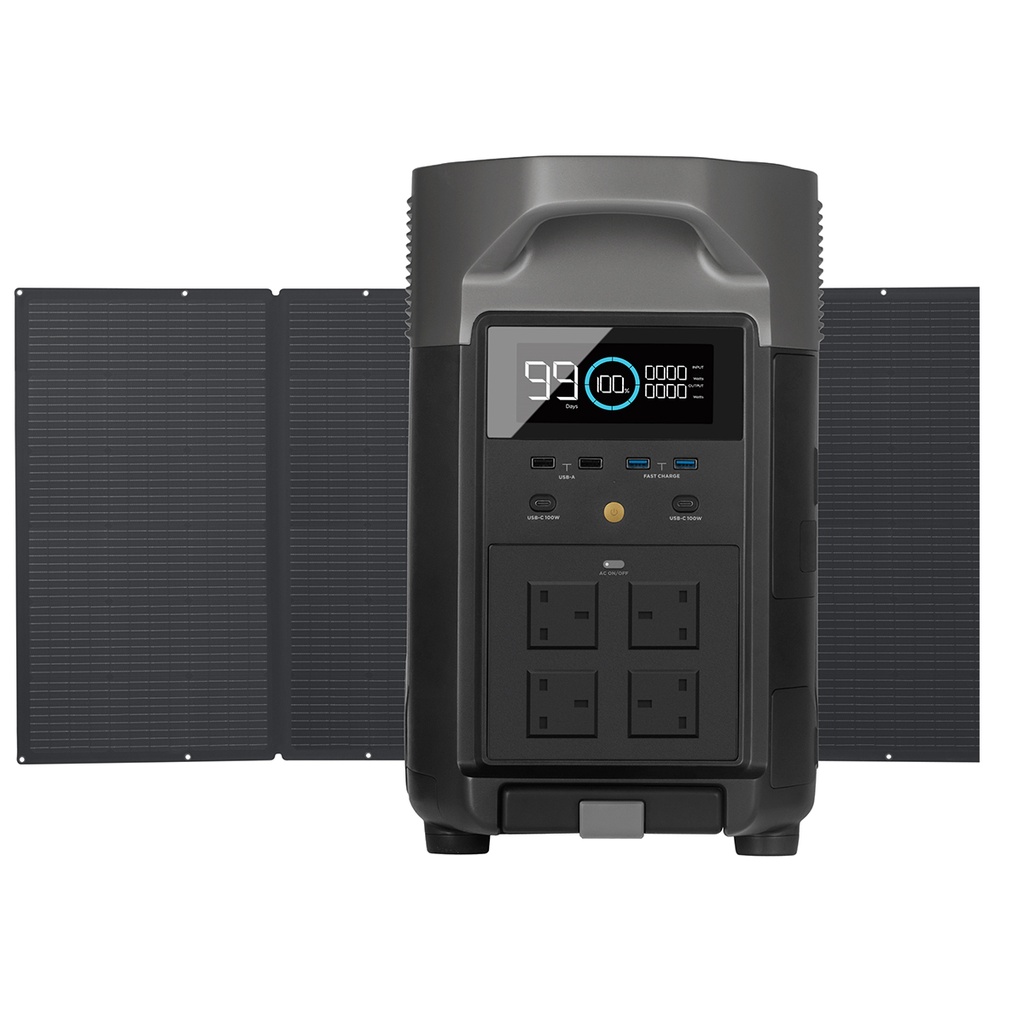 EcoFlow Delta Pro Bundle (1x 400W Solar Panel)